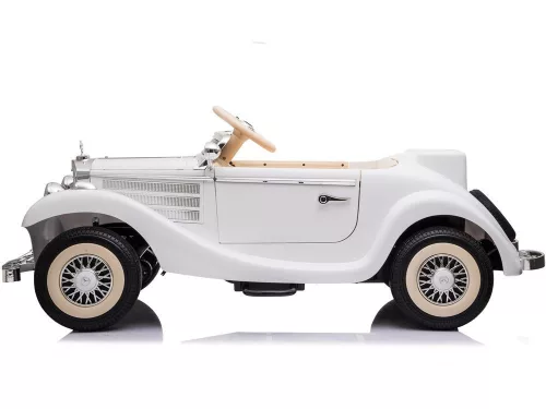 Elektromos kisautó Mercedes 540K fehér