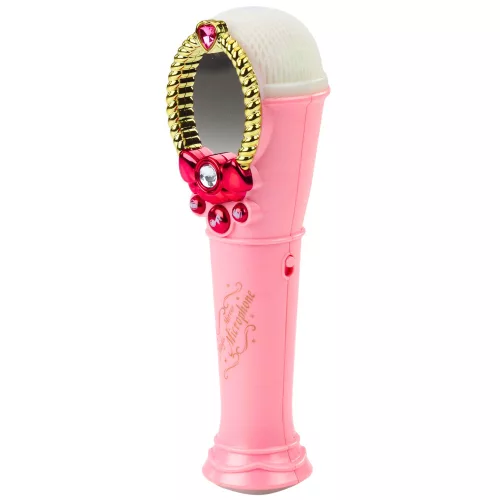 Varázstükör mikrofonnal, USB-vel, MP3-val, lámpákkal és rózsaszín hangokkal