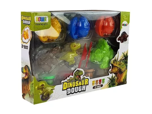 Play Augh dinoszaurusz tojásforma 12 darabos, 4 színű