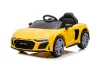Elektromos kisautó Audi R8 Lift A300 sárga