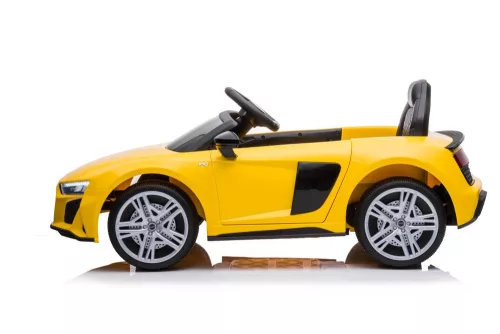 Elektromos kisautó Audi R8 Lift A300 sárga
