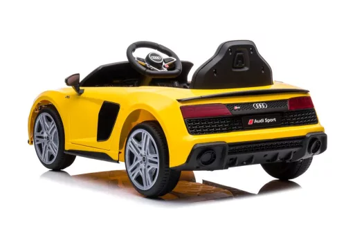 Elektromos kisautó Audi R8 Lift A300 sárga