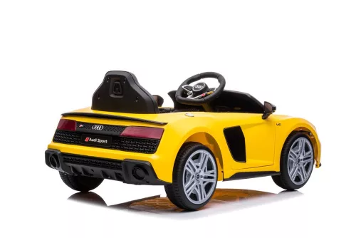 Elektromos kisautó Audi R8 Lift A300 sárga