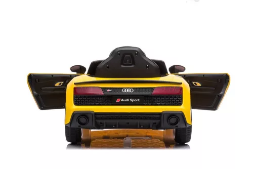 Elektromos kisautó Audi R8 Lift A300 sárga