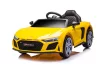 Elektromos kisautó Audi R8 Lift A300 sárga