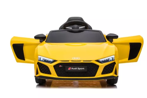 Elektromos kisautó Audi R8 Lift A300 sárga