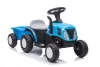 Elektromos traktor pótkocsival A009 kék