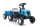 Elektromos traktor pótkocsival A009 kék