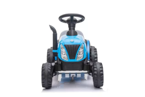 Elektromos traktor pótkocsival A009 kék
