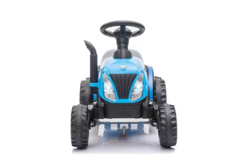 Elektromos traktor pótkocsival A009 kék