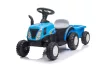 Elektromos traktor pótkocsival A009 kék