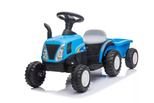 Elektromos traktor pótkocsival A009 kék