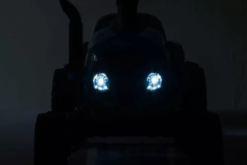 Elektromos traktor pótkocsival A009 kék