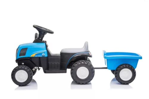Elektromos traktor pótkocsival A009 kék