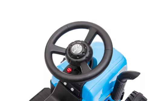 Elektromos traktor pótkocsival A009 kék