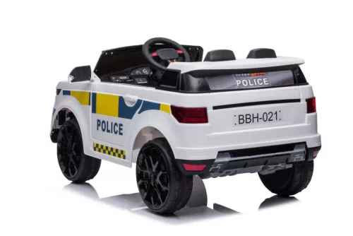 Elektromos kisautó BBH-021 Rendőrségi Fehér