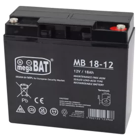   Mega Bat zselés akkumulátor autóba 12V18Ah-s akkumulátorhoz