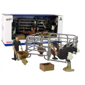 Farmállat figura készlet Farmer madarak
