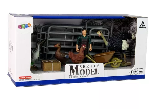 Farmállat figura készlet Farmer madarak