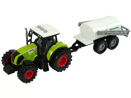 Három traktoros pótkocsis permetezőgép mezőgazdasági traktor szett
