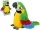 Interaktív beszélő zöld papagáj ismétlődő szavakkal