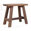 Barcelona sámli, teak fa, nature, 50x25x45 cm