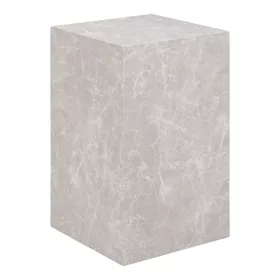 Couchtisch „Prag“ in Marmoroptik, beige, 30 x 30 x 50 cm