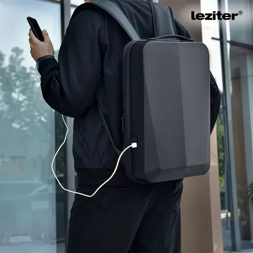 Axen merevített Usb-s laptop hátizsák