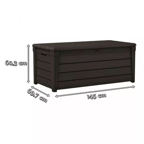 Aufbewahrungsbox aus hellem Holz