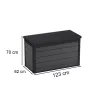 Cortina Kunststoff-Gartenbox 380L grau