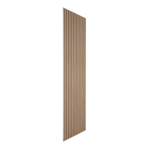 Akusztikus panel, fa furnér, natúr, tölgy hatású 240x60x2,2 cm