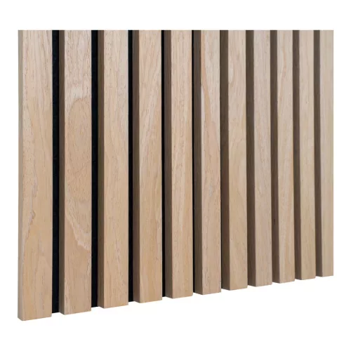 Akusztikus panel, fa furnér, natúr, tölgy hatású 240x60x2,2 cm