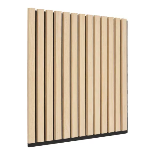 Akusztikus panel, fa furnér, natúr, tölgy hatású 52x52x2,2 cm