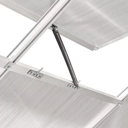 Polikarbonát üvegház 250 x 310 x 124/205 cm