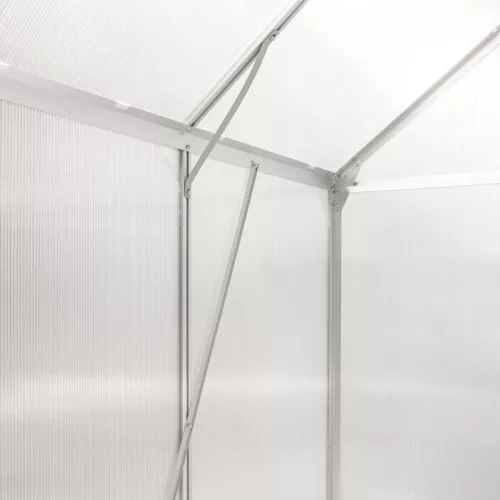 Polikarbonát üvegház 250 x 310 x 124/205 cm
