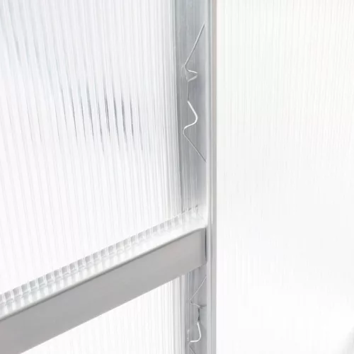 Polikarbonát üvegház 250 x 310 x 124/205 cm