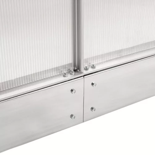 Polikarbonát üvegház 250 x 310 x 124/205 cm