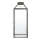 Dekorative Mysore-Laterne, Metall/Glas, antikkupferfarben