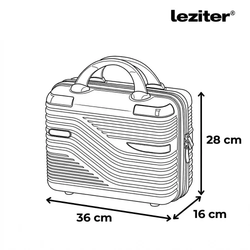 Malý príručný kufor Travelux Urban s pevnou strechou 28x36x16 cm