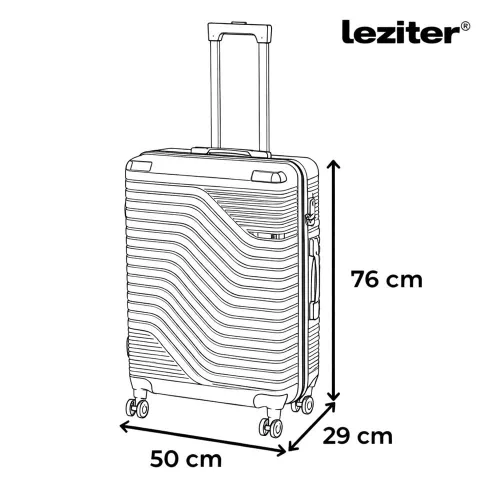 TraveLux Urban großer Hartschalenkoffer 76x50x29 cm