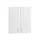Bianca 60-as Faliszekrény 2 ajtóval, magasfényű fehér színben