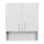 Bianca Plus 60-as Faliszekrény 2 ajtóval, nyitott alsó résszel, magasfényű fehér színben