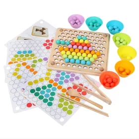 Kugel-Mosaik-Puzzle, Montessori-Holzspielzeug