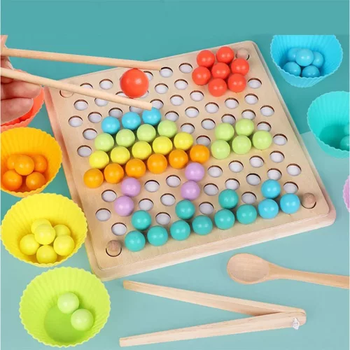 Kugel-Mosaik-Puzzle, Montessori-Holzspielzeug