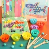 Puzzle mit Kugeln, Montessori-Holzspielzeug