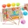 Montessori-Holzspielzeug 2 in 1: Angel- und Ballpuzzle