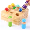 Montessori-Holzspielzeug zum Formenzuordnen und Fertigkeiten fördern