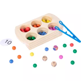 Farben, Zahlen – Montessori-Entwicklungsspielzeug aus Holz