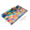 6-in-1 Montessori-Holzspielzeug zum Formenzuordnen und Lernen