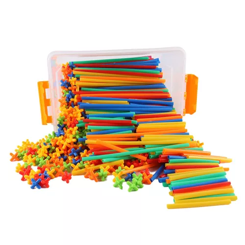 Kreatív építőpálca készlet 1200 db